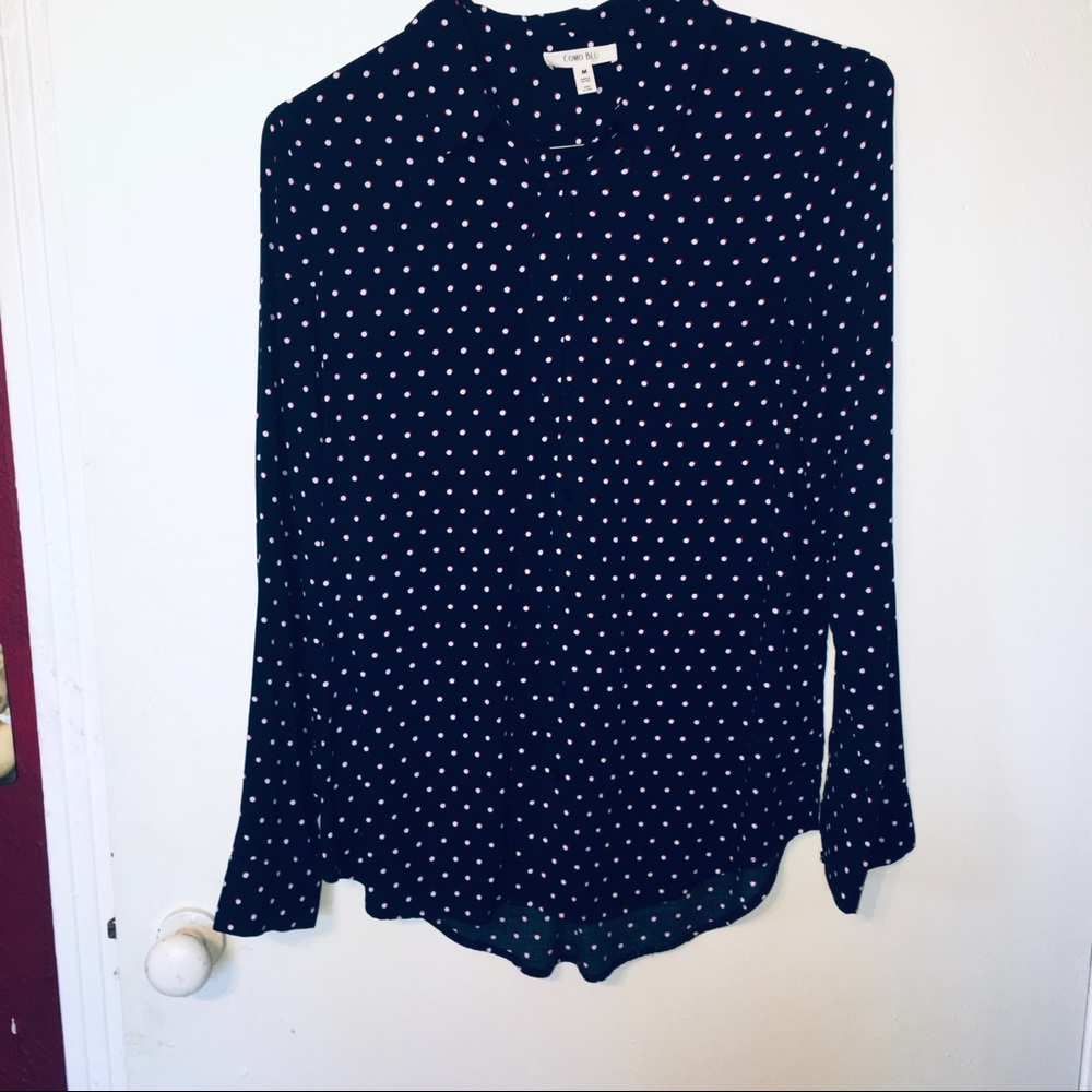 Como Blu Blouse